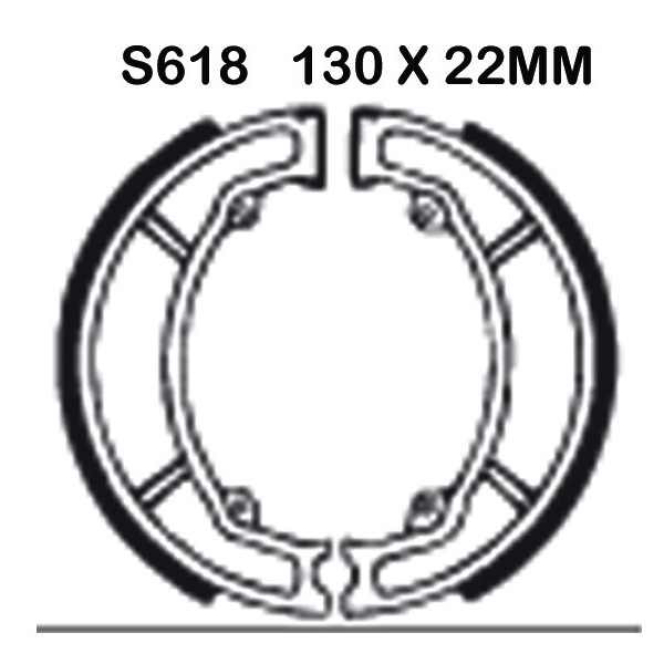 EBC EBC Brake Shoes S618